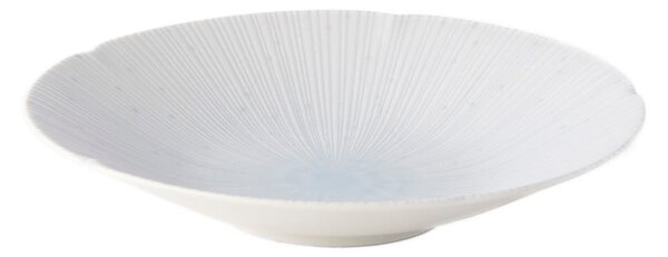 Svjetloplavi keramički tanjur za tjesteninu ø 24,5 cm ICE WHITE - MIJ