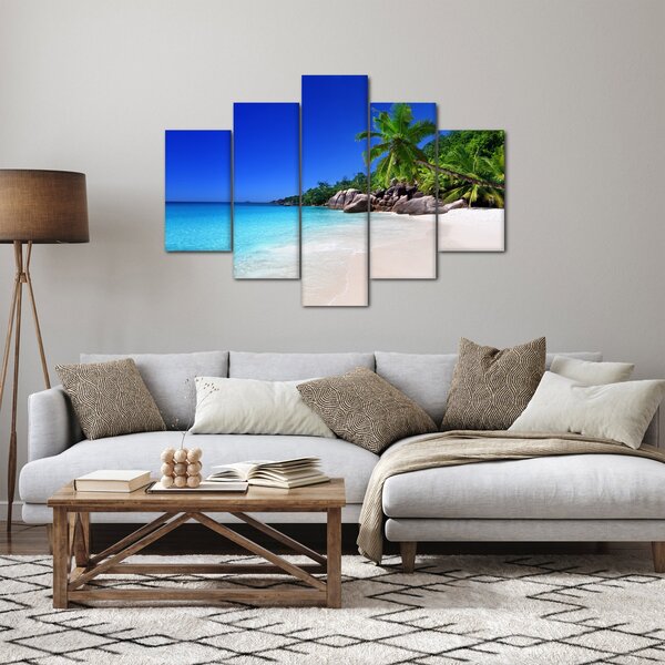 Slika plaže na otoku Praslin (150x105 cm)