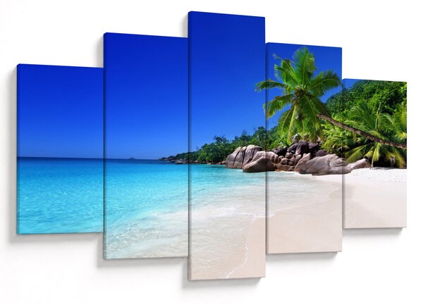 Slika plaže na otoku Praslin (150x105 cm)