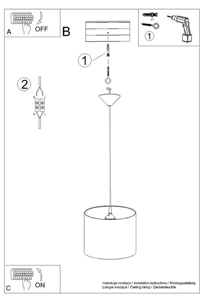 Viseća svjetiljka FOOTBALL C 30