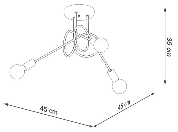 Luster LOOP 3 bijela