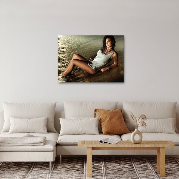 Slika žene na plaži (70x50 cm)