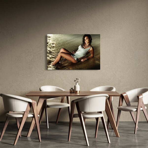 Slika žene na plaži (90x60 cm)