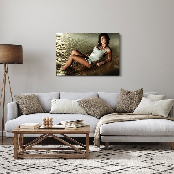 Slika žene na plaži (90x60 cm)
