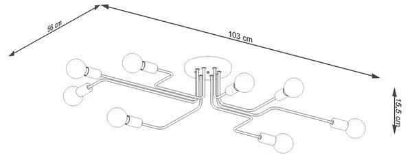 Luster VECTOR 8 crna