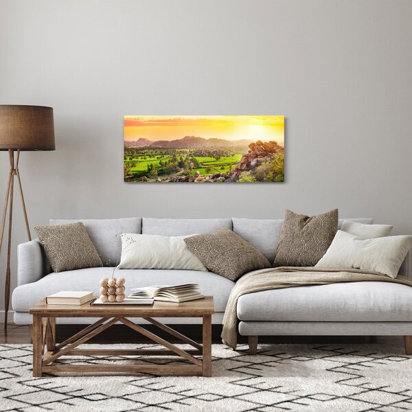 Slika doline Hampi u Indiji (120x50 cm)