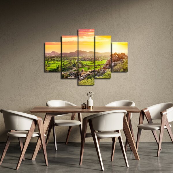 Slika doline Hampi u Indiji (150x105 cm)