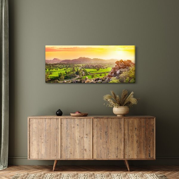 Slika doline Hampi u Indiji (120x50 cm)