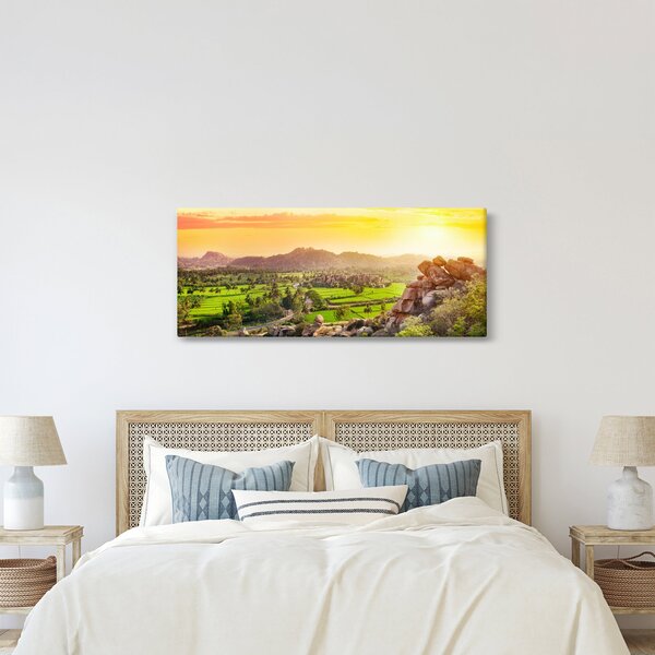 Slika doline Hampi u Indiji (120x50 cm)