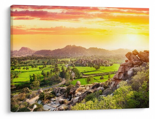 Slika doline Hampi u Indiji (70x50 cm)