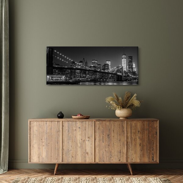 Slika Brooklynskog mosta u New Yorku (120x50 cm)
