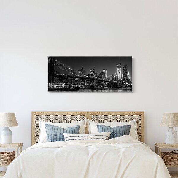 Slika Brooklynskog mosta u New Yorku (120x50 cm)