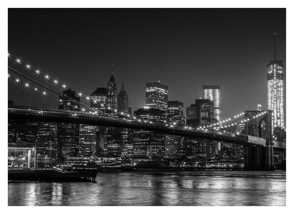 Slika Brooklynskog mosta u New Yorku (70x50 cm)