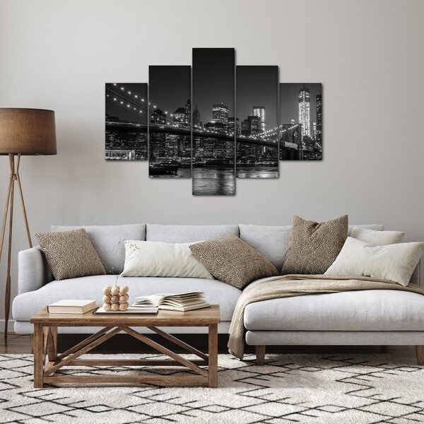 Slika Brooklynskog mosta u New Yorku (150x105 cm)
