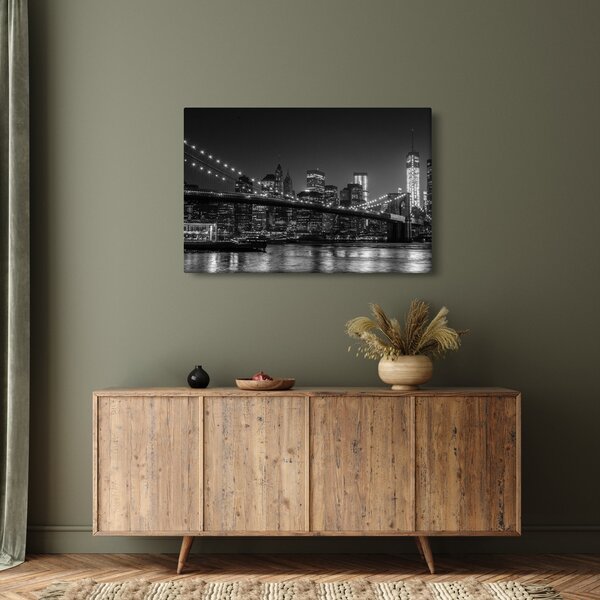 Slika Brooklynskog mosta u New Yorku (90x60 cm)
