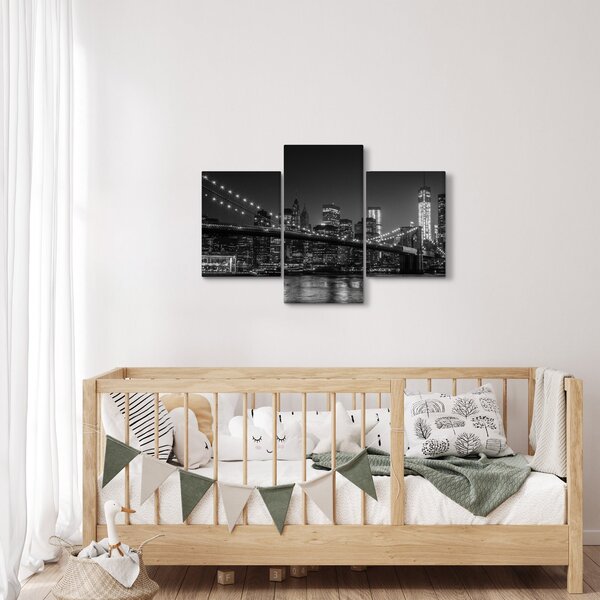 Slika Brooklynskog mosta u New Yorku (90x60 cm)