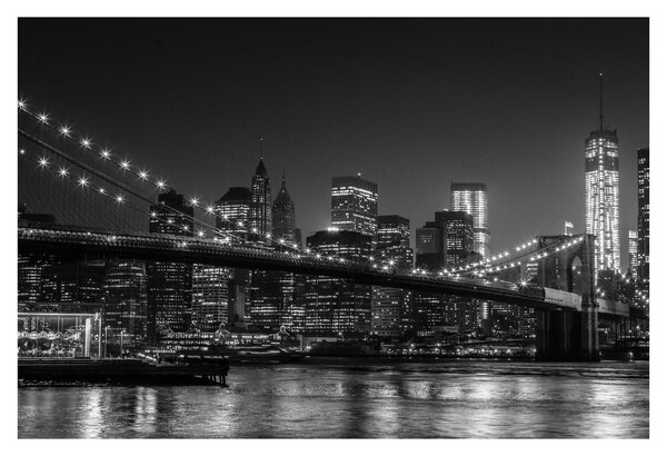 Slika Brooklynskog mosta u New Yorku (90x60 cm)
