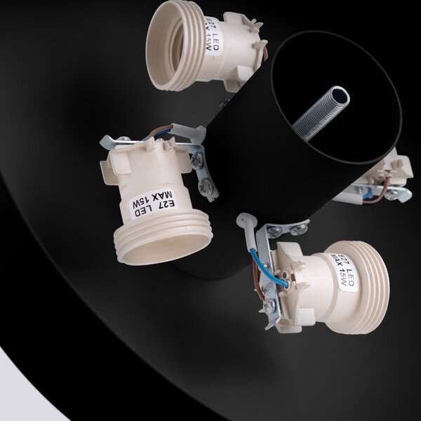 Stropna lampa OMIQ crna