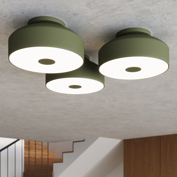 Stropna lampa OMIQ maslinasto zelena