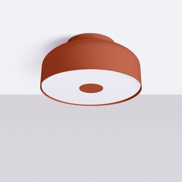 Stropna lampa OMIQ crveni oker
