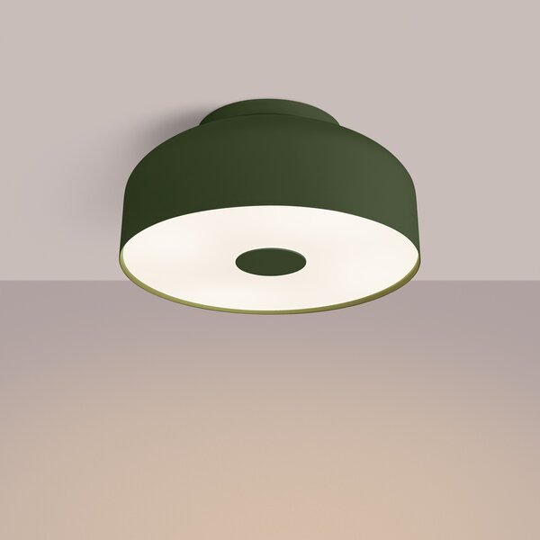 Stropna lampa OMIQ maslinasto zelena