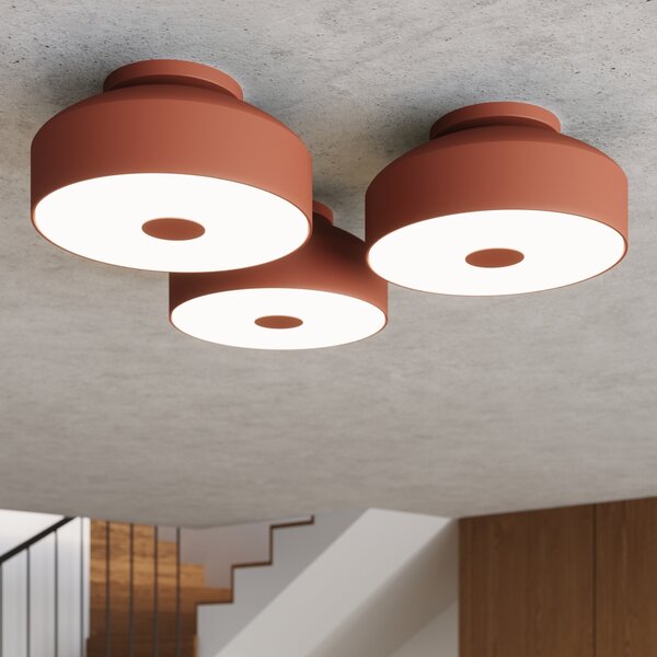 Stropna lampa OMIQ crveni oker
