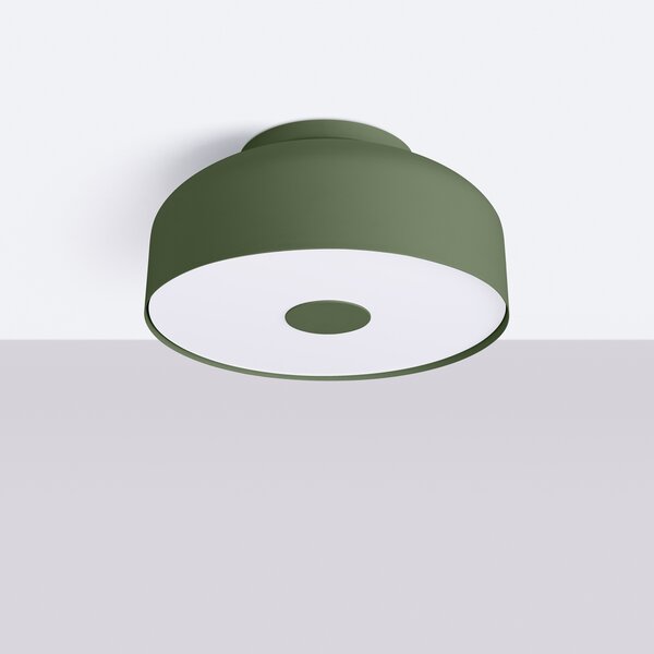 Stropna lampa OMIQ maslinasto zelena