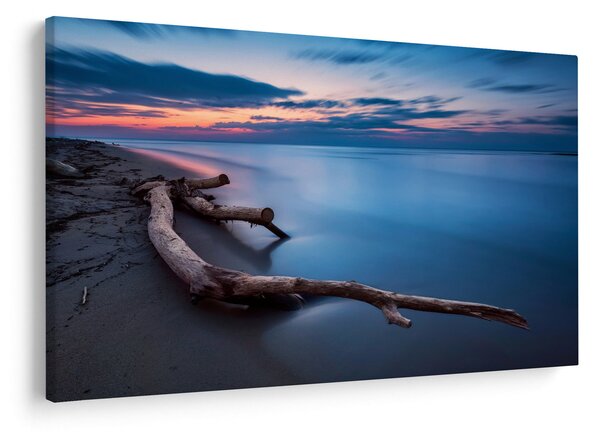 Slika plaže pri zalasku sunca (90x60 cm)