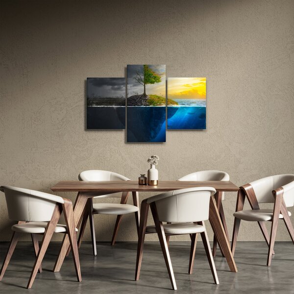 Slika koja prikazuje dvije strane (90x60 cm)
