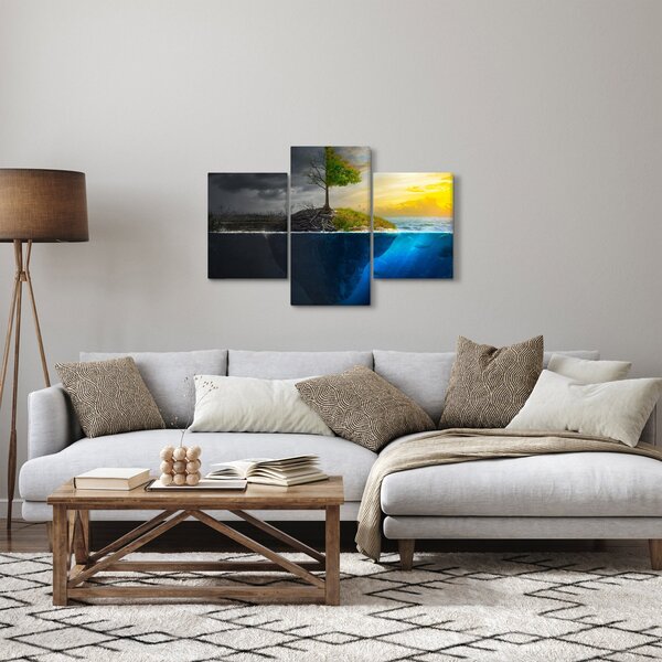 Slika koja prikazuje dvije strane (90x60 cm)