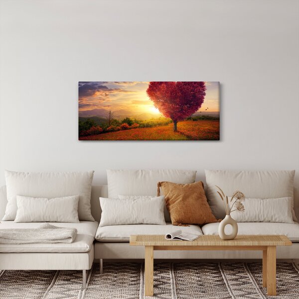 Slika stabla u obliku srca (120x50 cm)