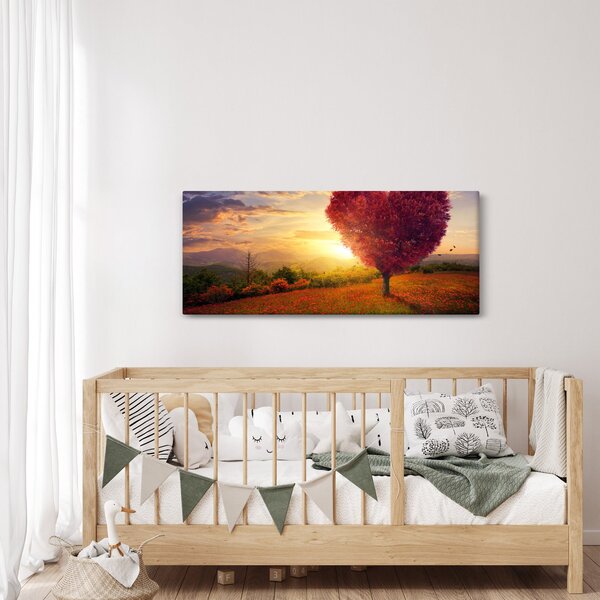 Slika stabla u obliku srca (120x50 cm)