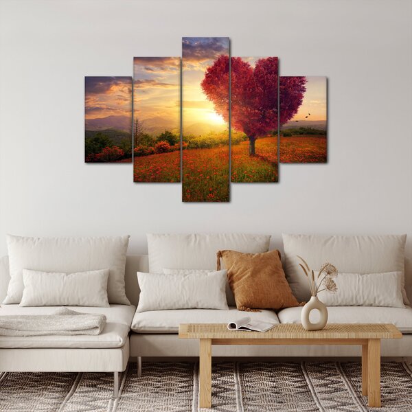 Slika stabla u obliku srca (150x105 cm)