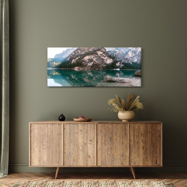 Slika planinskog jezera (120x50 cm)