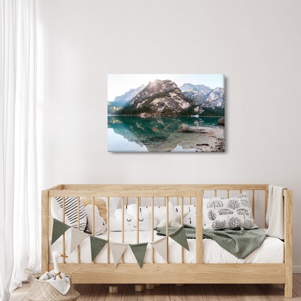 Slika planinskog jezera (90x60 cm)