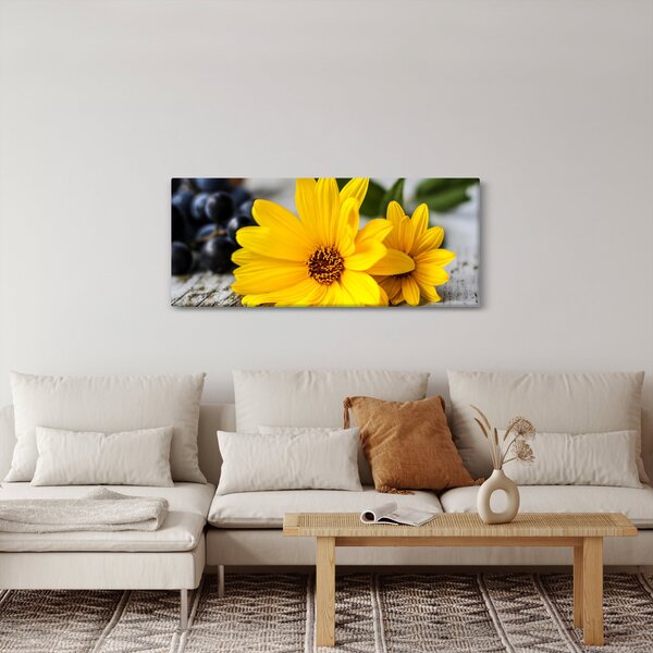 Slika žutog cvijeta (120x50 cm)