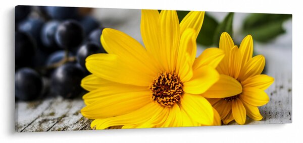 Slika žutog cvijeta (120x50 cm)