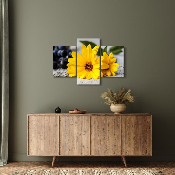Slika žutog cvijeta (90x60 cm)