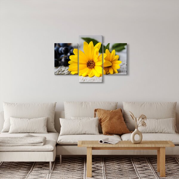 Slika žutog cvijeta (90x60 cm)