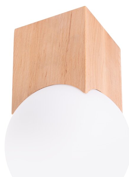 Stropna lampa SOLIS prirodno Drvo