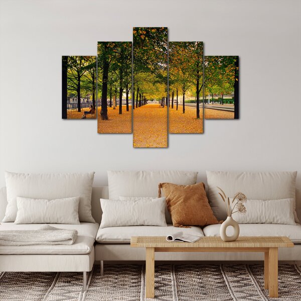Slika aleje jesenskih stabala (150x105 cm)