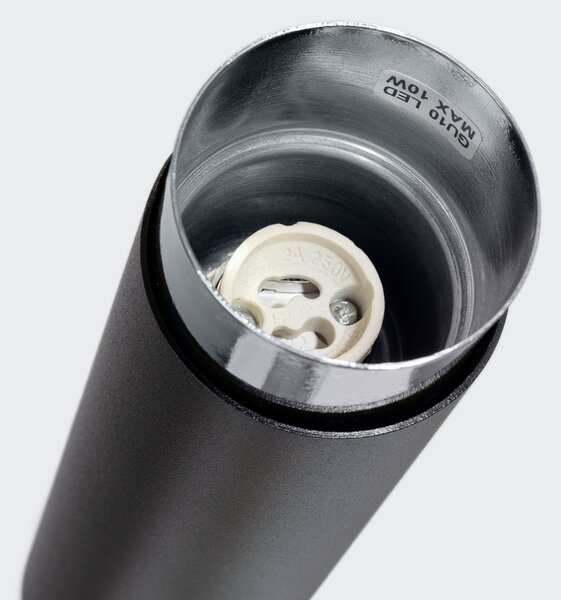Stropna lampa NERO 12,5 crna/krom