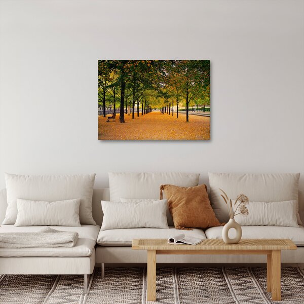 Slika aleje jesenskih stabala (70x50 cm)