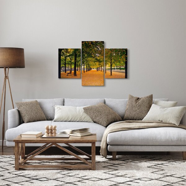 Slika aleje jesenskih stabala (90x60 cm)