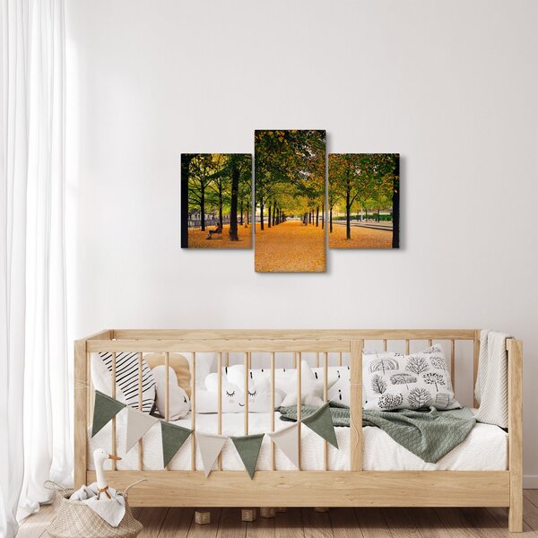 Slika aleje jesenskih stabala (90x60 cm)
