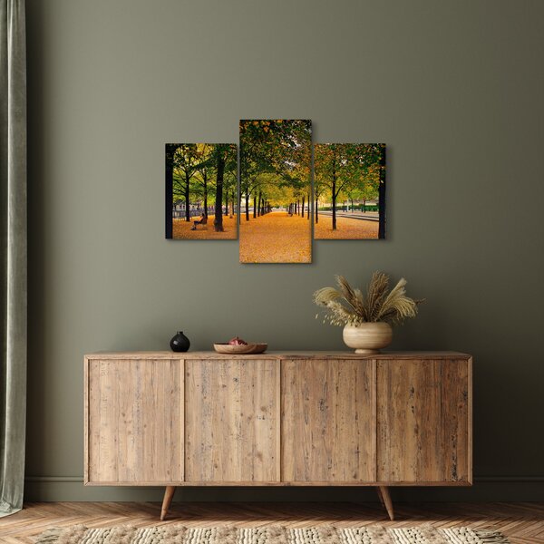 Slika aleje jesenskih stabala (90x60 cm)