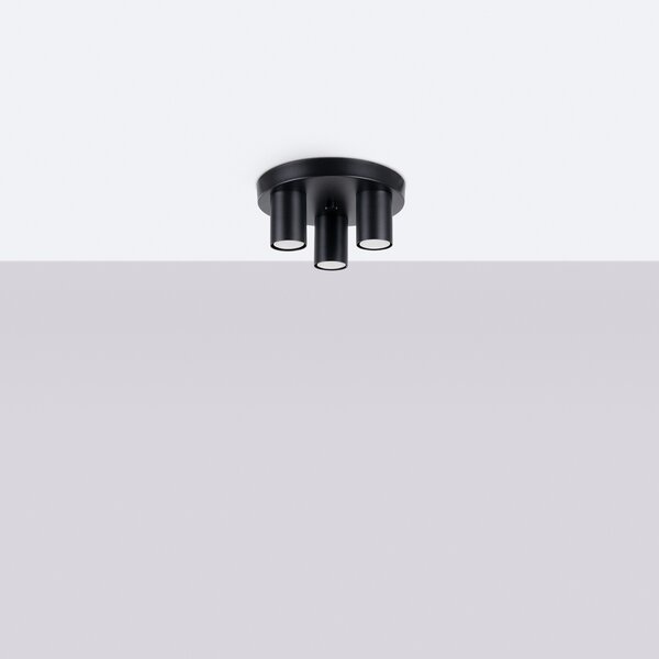 Stropna lampa LAGOS 3P crna
