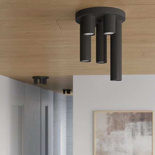 Stropna lampa LAGOS 3P crna