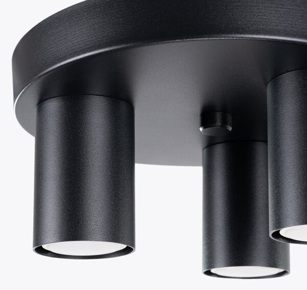 Stropna lampa LAGOS 3P crna