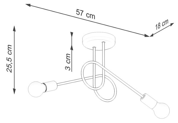 Luster LOOP 2 crni